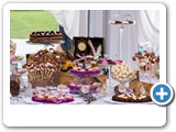 rustic dessert table