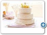 Wedding cake flower detailed